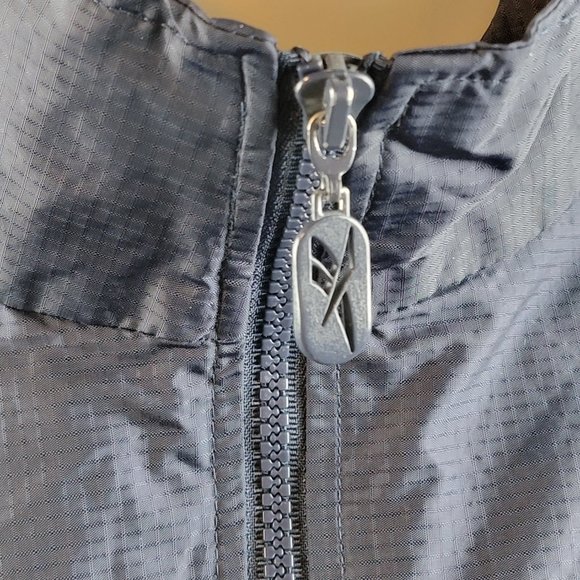 Reebok Jacket Mens XL Blue Windbreaker Pocket Athletic Sporty Lightweight y2k - Picture 3 of 11